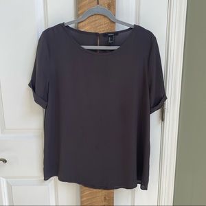 Forever21 Charcoal Gray Blouse